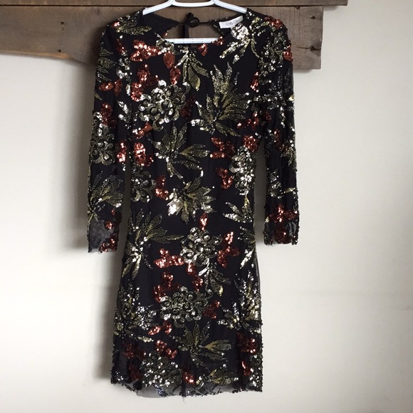 Sparkly open back dress - Picture 1 of 5